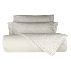 Juego de Sabanas Aura color piedra de Belnou