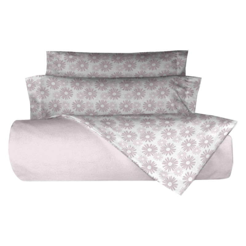  Juego de Sabanas Pétalos color salmón de Belnou