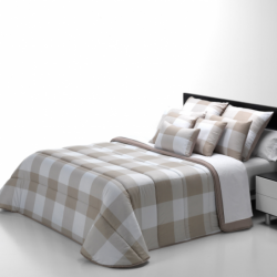 Relleno Nórdico Tacto Seda Cuadros 300gr color piedra de Belnou