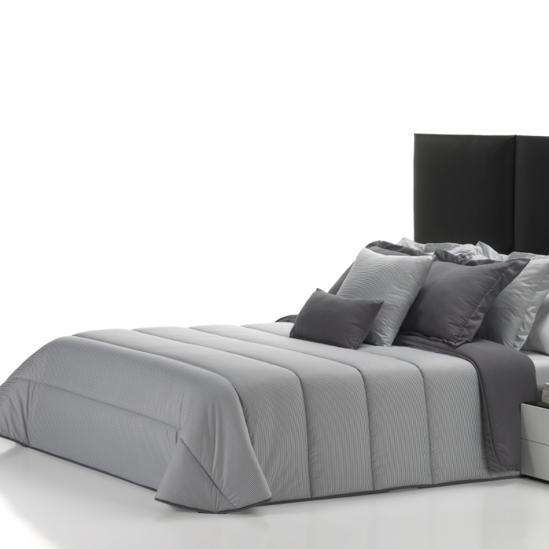 Relleno Nórdico Tacto Seda Stripe 300gr color gris de Belnou